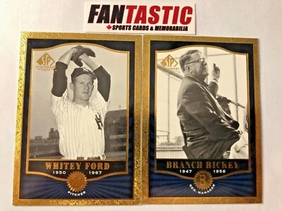 2001 Upper Deck SP Legendary Cuts Baseball Card YOU PICK - Image 1 of 2