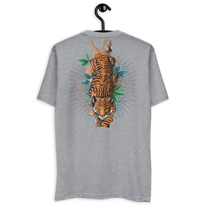 Short Sleeve tiger graphic T-shirt - Picture 1 of 10