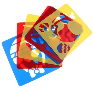 6x Schablonen Malschablonen Zeichenschablonen Schablonenmalerei Kinder   - Picture 1 of 6