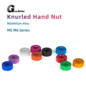M2 M2.5 Aluminum Knurled Thumb Nut Round Threaded Nuts For DIY Computer Chassis - Picture 1 of 8