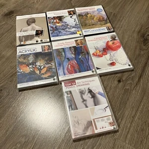 Lot Of 7 North Light Media Art Painting Instructional DVDs $220 Retail Vloothis - Picture 1 of 3