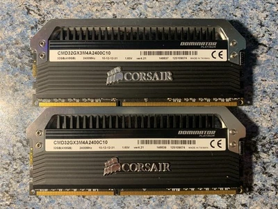 🆗CL10 DDR3-2400MHz 16GB =2x 8GB Corsair Dominator Platinum Memory RAM - Image 1 of 4
