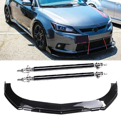 Front Bumper Lip Spoiler Splitter Glossy Black Body Kits For Scion tC 2005-2016 Foto 1 de 4