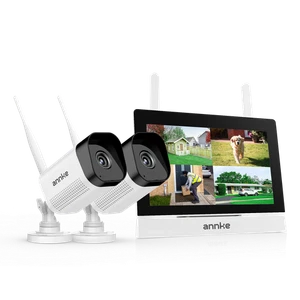 ANNKE 3MP WLAN Überwachungskamera 7'' Monitor Zwei-Wege-Audio Fernzugriff H.264+ - Bild 1 von 13