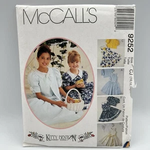 McCall's 9252 Sz 10-14, Kitty Benton Girls Jacket & Dress Sewing Pattern UC FF - Picture 1 of 10