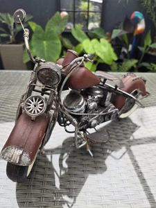 Harley Davidson Large Metal Ornament 48cms long. Heavy. - Picture 1 of 6