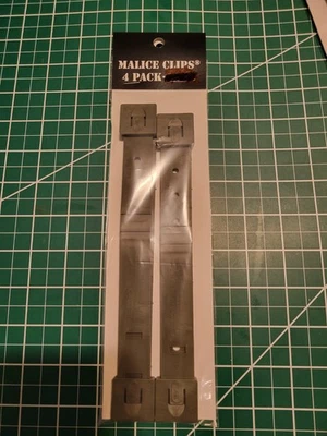 Paquete de 4 clips tácticos sastre corto follaje verde MALICE MOLLE Kydex Foto 1 de 2