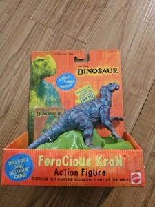 Figura de acción de colección Dinosaurio Ferocious Kron Mattel Luz Sonido Acción - Imagen 1 de 3