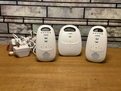 VTech Upgraded DM112-2 Digital Audio Baby Monitor with Two Parent Units Mint Con — 第 1/4 张图片