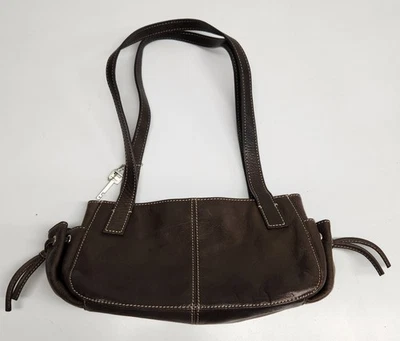 Fossil Brown Leather Shoulder Bag - Image 1 of 4