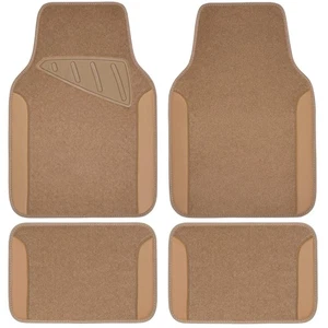 Auto Pass Beige Leder Wasserdicht Auto Fußmatten Set, Universal SUV Van LKW SE - Bild 1 von 7