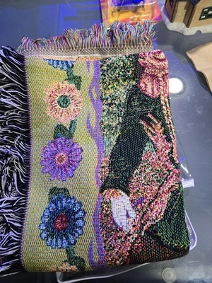 The Wizard Of Oz Woven Tapestry Throw Blanket 46”x67” MADE IN USA 1999-2000 - Image 1 of 4