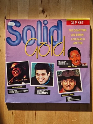Various: SOLID GOLD (3 x Vinyl LP Compilation - Curcio – HRD 9) top Zustand - Bild 1 von 4