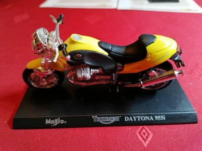 Maisto Modell Motorrad Moto Guzzi V10 Centauro gelb Maßstab 1:18 mit Typenblatt - Bild 1 von 4
