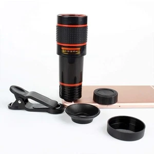 Universelles HD 12X Optisches Zoom-Kamera-Teleskopobjektiv Mit Clip Für IPh NTS - Zdjęcie 1 z 19