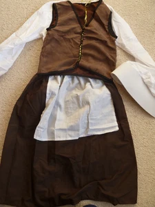 Poor Victorian Girl Maid World Book Day Fancy Dress Costumes 10 years - Picture 1 of 5