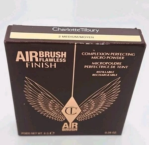 Charlotte Tilbury Airbrush Flawless Finish Setting Powder #2 MEDIUM New Boxed  - Picture 1 of 8