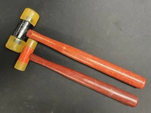 Vintage Stanley 4 Unzen & 8 Unzen Schonhammer Nr. 593 & 57-594, USA - Bild 1 von 10