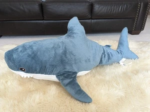 Ikea Blahaj Shark Big Soft Toy Cuddly Teddy Stuffed animal Plush 100cm 39" (a) - Picture 1 of 24