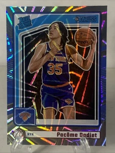 2024-25 Donruss Pacôme Dadiet Rated Rookie RC #211 Knicks Wedge Parallel NBA - Picture 1 of 2
