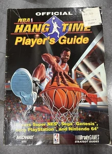 NBA Hang Time Official Player’s Guide BradyGames 1996 Midway SNES N64 PS1 - Imagen 1 de 7