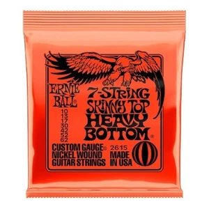 2615 Ernie Ball Skinny Heavy Bottom 7-String Electric Guitar Strings 10-62 - Picture 1 of 8