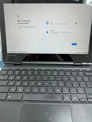 Lenovo 300e Touchscreen Chromebook 11.6" 4GB 32gb SSD  *SEE PHOTOS/DESCRIP.* - Image 1 of 4