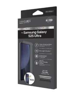 DuraGlass Glass Screen Protector with Blue Light Filtering for Samsung S25 Ultra - Zdjęcie 1 z 9