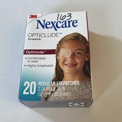 3M Nexcare Opticlude Adhesive Eye Patch Box Of 20 H18 - Image 1 of 3