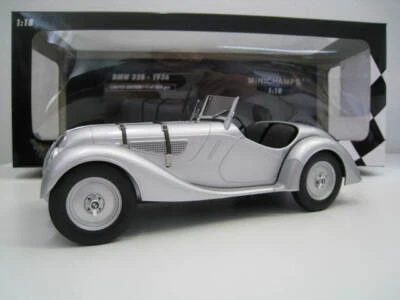 BMW 328 Bj. 1936 silber Limitiert auf 504 Stück Maßstab 1:18 Minichamps OVP NEU - Bild 1 von 4