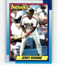 1990 Topps 442 Jerry Browne Cleveland Indians