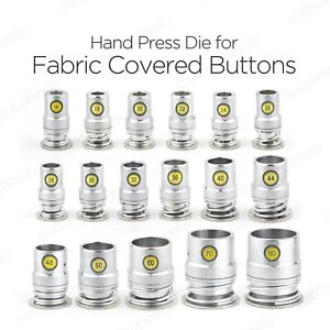 Hand Press Die for Fabric Covered Buttons Die Mould Setter Setting Tools