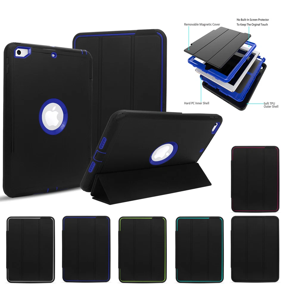 For Apple iPad 9.7 6th 5th Gen Case Shockproof Full Protective Cover Hard Back - Image 1 of 1