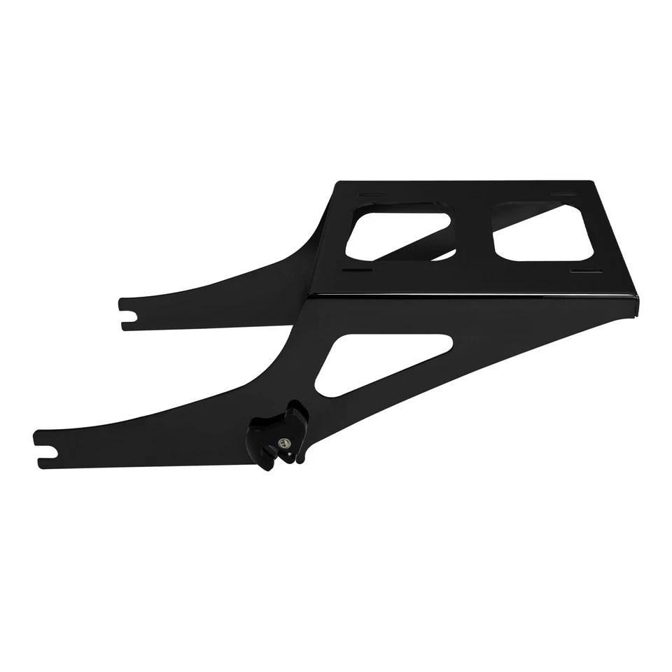 Soporte de montaje de maletero negro apto para Harley Fat Boy Fatboy FLSTF 2008-17 Foto 1 de 4