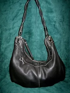 Fossil Studded Pebble Leather Medium Shoulder Bag - Picture 1 of 11