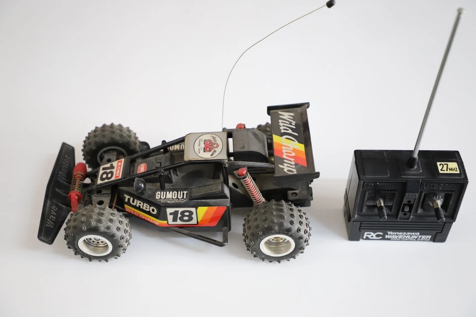 Modellino RC Vintage anni '80 Yonezawa Wave Hunter 1:15 Wild Champ Buggy 27 MHz - Immagine 1 di 4