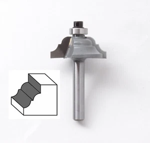 Profilfräser R 4,1 mm Ø 28,6 mm Schaft 6 mm Profilmesserkopf Holzfräser Fräse HM - Bild 1 von 4