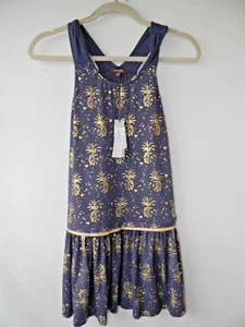 NWT Girls IMOGA Maggie Pineapple Navy Sun Dress Size 8 - Picture 1 of 9