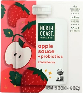 North Coast - Aplsce Probiotic Strawberry - Case of 6 - 4/3.2 OZ - Picture 1 of 3