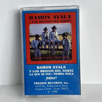 Ramon Ayala y Los Bravos del Norte “La Que Se Fue-Tierra Mala” Cassette - Image 1 of 4