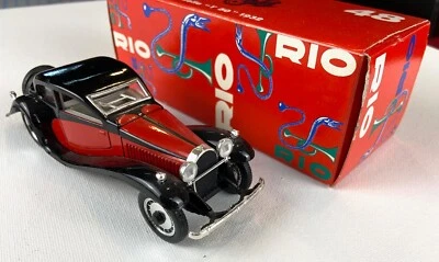 Vintage RIO 1:43 AUTO BUGATTI 5000CC MODEL T50  Made in Italy - Image 1 of 4