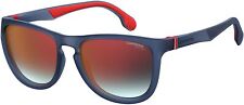Óculos De Sol Carrera Masculino 5050/S IPQ Fosco Azul/Vermelho Lente Espelho Oval 56 18 135