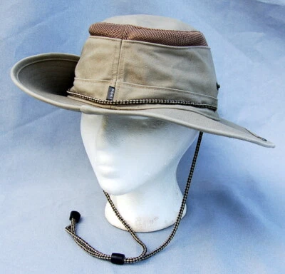 R.E.I. Ventilado, ala ancha ~ Org. Algodón ~ talla MED ~ SOMBRERO Senderismo ~ Oliva Foto 1 de 4