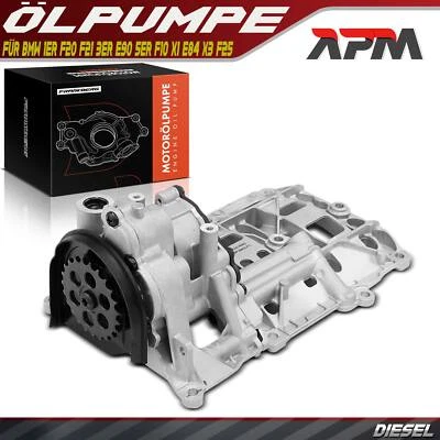 Ölpumpe Öl Pumpe für BMW 1er F20 F21 3er E90 5er F10 X1 E84 X3 F25 2 4 Coupe - Bild 1 von 4