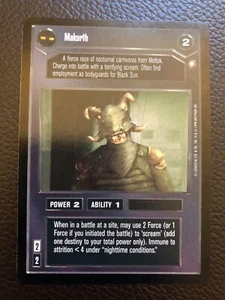 Star Wars CCG SWCCG Special Edition Makurth LP/NM+ - Bild 1 von 1