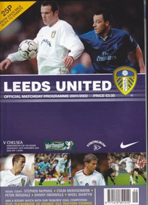 2001/02 LEEDS UNITED V CHELSEA 28-11-2001 WORTHINGTON LEAGUE CUP 4TH ROUND - Picture 1 of 1
