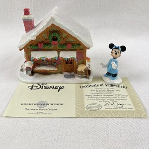 Hawthorne Village Mickey’s Christmas Carol Bob Cratchit's House with Emily - Picture 1 of 15