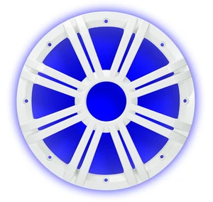 Kicker KMW10GLW Marine Audio Sub White Color 10" LED Light Subwoofer Grill New - Picture 1 of 1