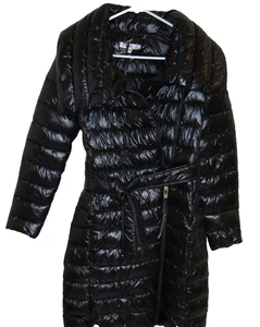 Via Spiga Damen langer gesteppter Winter gefütterter Mantel mit Gürtel Taille Neu mit Etikett XS - Bild 1 von 8
