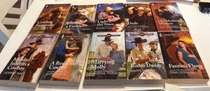 HARLEQUIN WESTERN PROMISES - LOT OF 10 PAPERBACK ROMANCE BOOKS - Picture 1 of 12